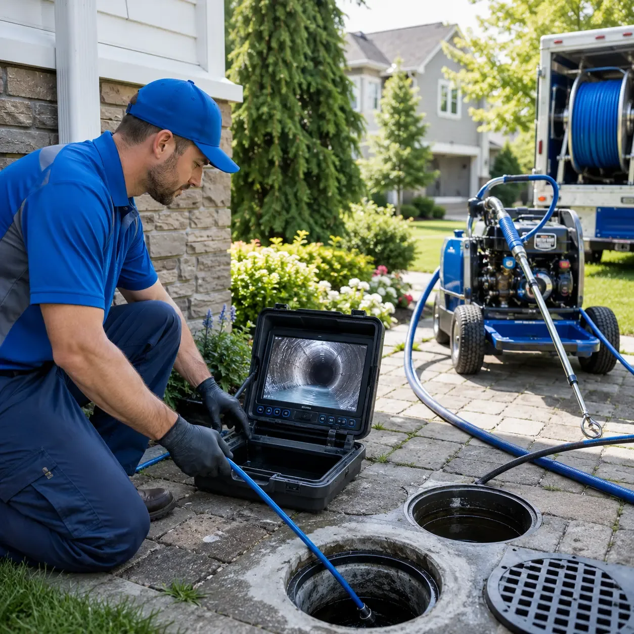 Outdoor drain cleaning professionals serving New Holland, OH