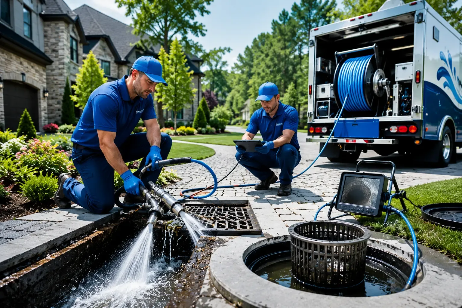 Local outdoor drain cleaning professionals in New Holland, OH