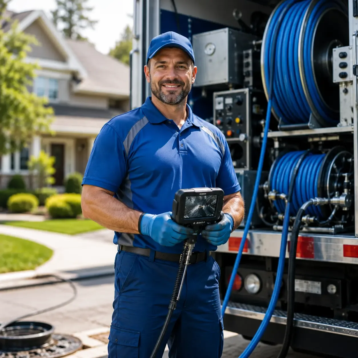Local outdoor drain cleaning specialists in New Holland, OH